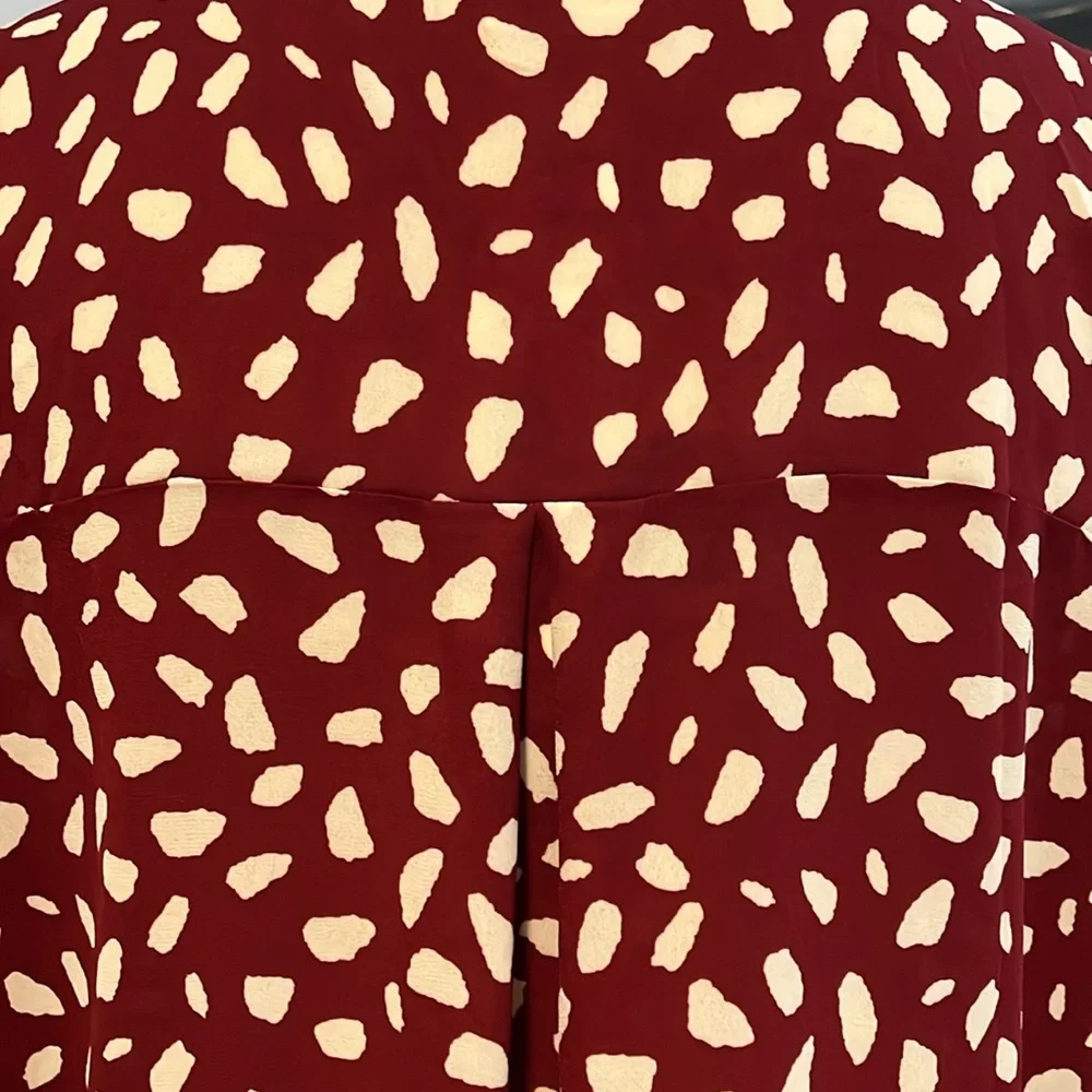 NWT West K Surplice Tie Sleeve Blouse - Picture 8 of 12